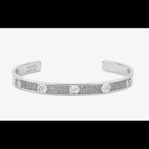 Fendi silver bangle